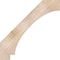 Ekena Millwork 3 1/2"W x 34"D x 34"H Imperial Smooth Knee Brace, Douglas Fir BRC04X34X34IMP00SDF - alternate 3